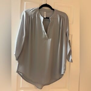 Beautiful Sheer, Green, Zenana Outfitters Shirt.